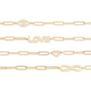 18K Gold PVD Stainless Steel Stone